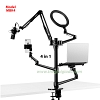 Giá đỡ đèn livestream kiêm giá đỡ laptop và điện thoại Multi MBK4