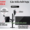 Giá đỡ đèn livestream kiêm giá đỡ laptop và điện thoại Multi MBK4