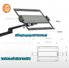 Giá đỡ LAPTOP tay dài KIÊM giá đỡ MÁY TÍNH BẢNG có chân đế BK-9X Pro