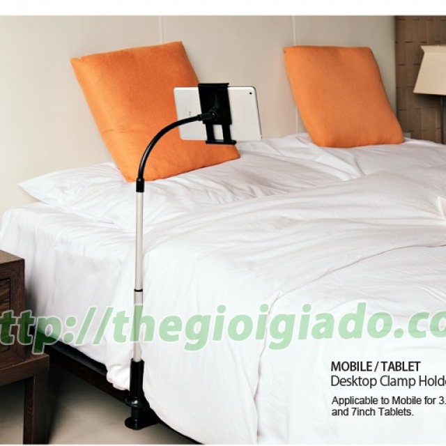 Giá đỡ máy tính bảng kiêm giá đỡ điện thoại trên giưởng Model SB02N