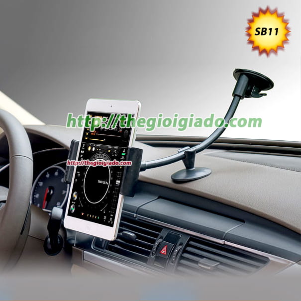 Giá đỡ máy tính bảng kiêm giá đỡ điện thoại trên xe hơi Model SB11