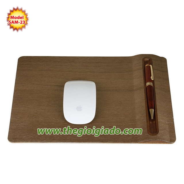 Tấm lót chuột không dây Apple chất liệu gỗ SAM-23