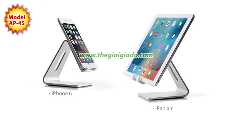giá đỡ iphone, ipad mini, điện thoại trên bàn 