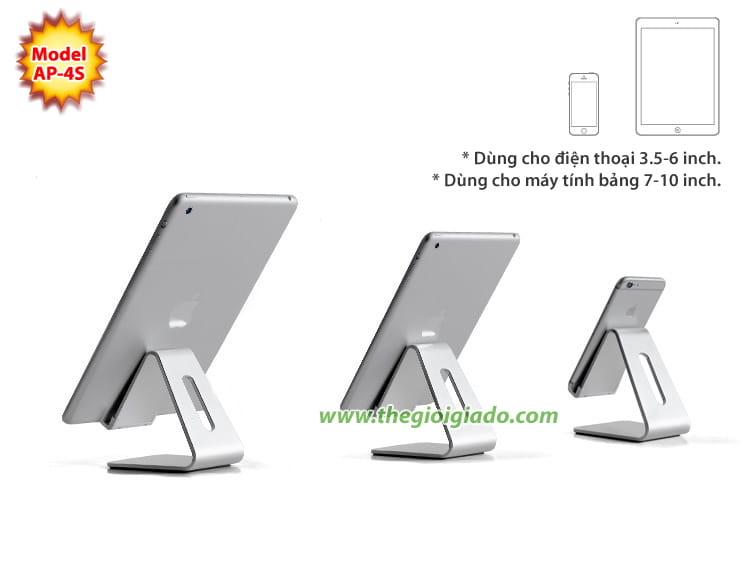 giá đỡ iphone, ipad mini, điện thoại trên bàn 