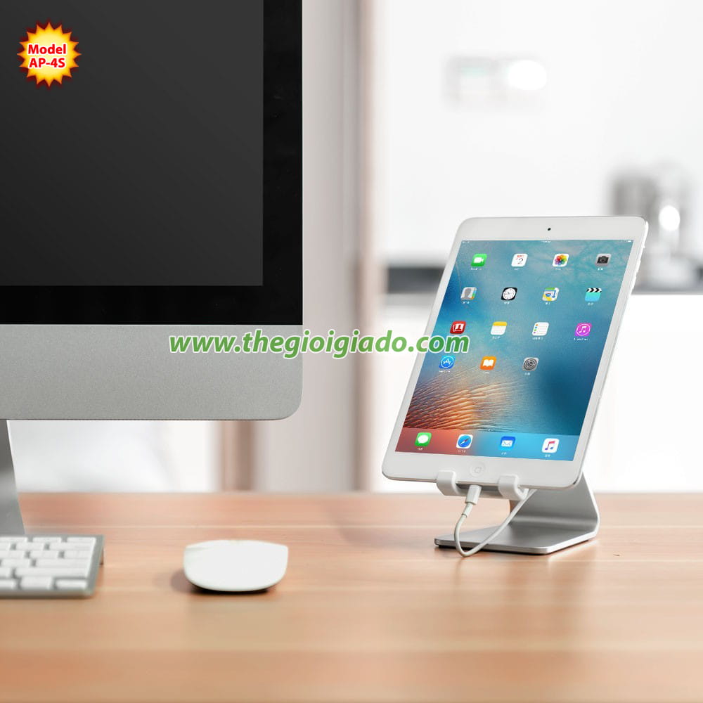 giá đỡ iphone, ipad mini, điện thoại trên bàn 