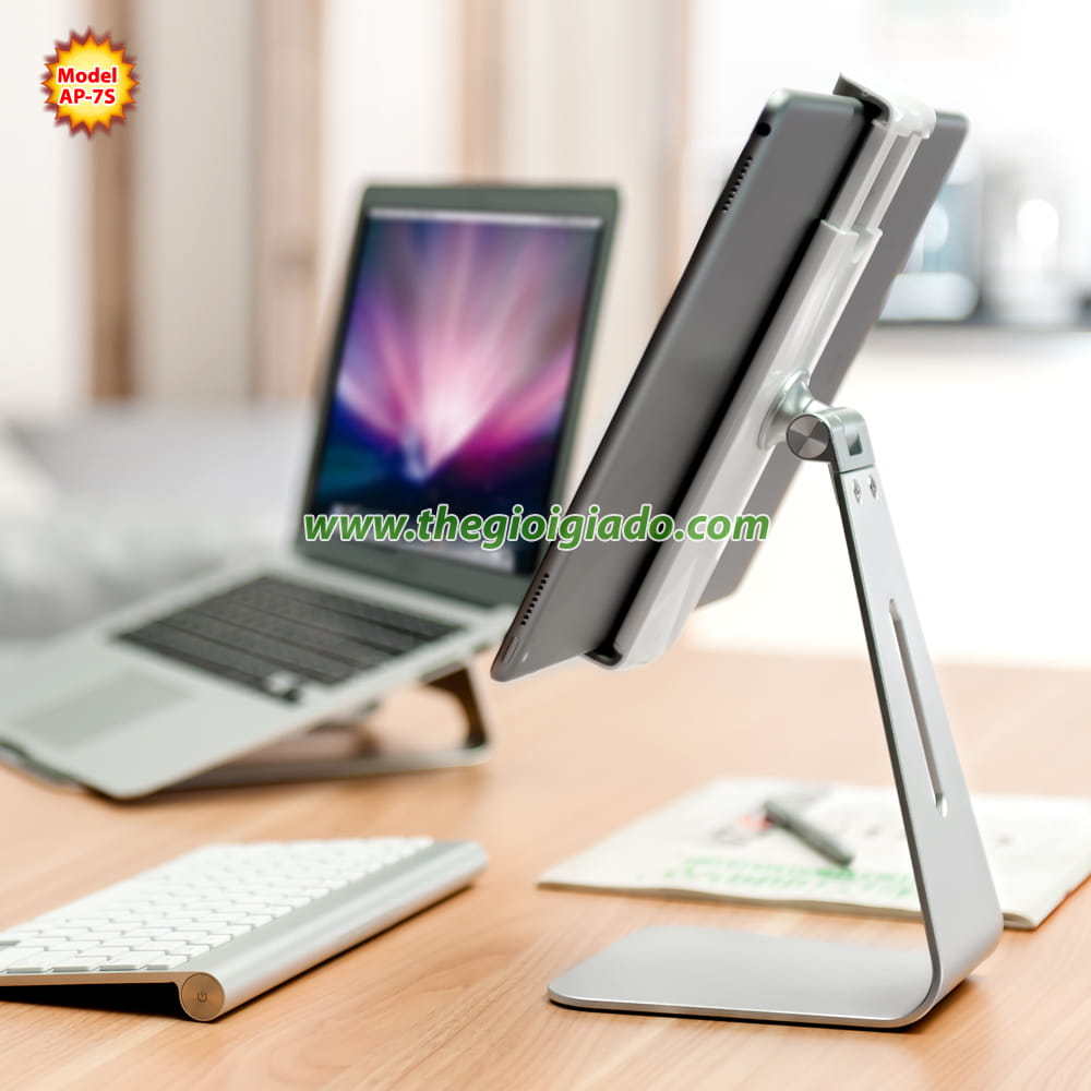 giá đỡ Ipad trên bàn làm việc