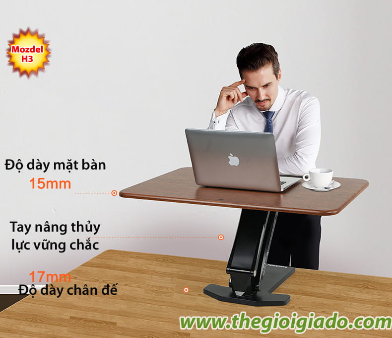 Bàn nâng điều chỉnh chiều cao model H3 