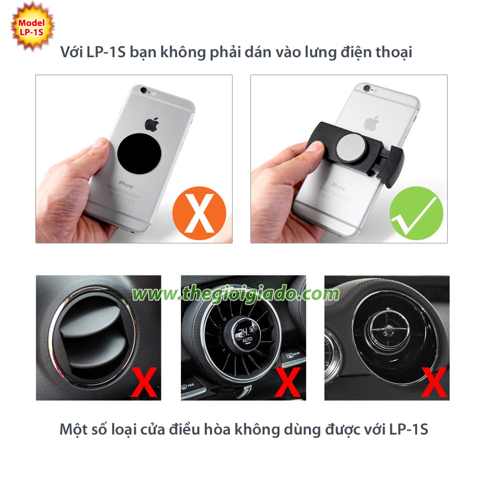 Giá đỡ điện thoại trên xe hơi