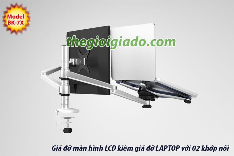giá đỡ màn hình LCD kiêm giá đỡ LAPTOP dùng cho dân văn phòng