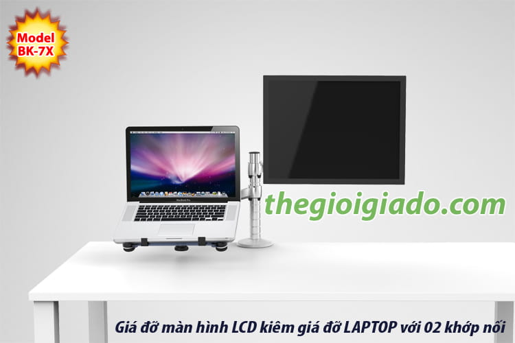 giá đỡ màn hình LCD kiêm giá đỡ LAPTOP dùng cho dân văn phòng