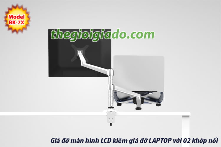 giá đỡ màn hình LCD kiêm giá đỡ LAPTOP dùng cho dân văn phòng