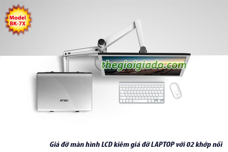 giá đỡ màn hình LCD kiêm giá đỡ LAPTOP dùng cho dân văn phòng