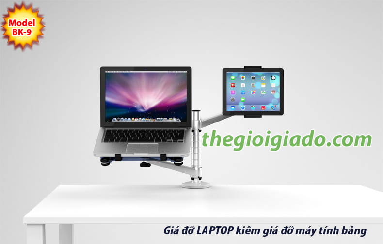 Giá đỡ LAPTOP kiêm giá đỡ MÁY TÍNH BẢNG dùng cho dân văn phòng