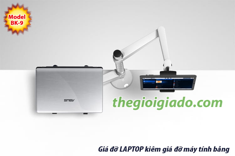 Giá đỡ LAPTOP kiêm giá đỡ MÁY TÍNH BẢNG dùng cho dân văn phòng