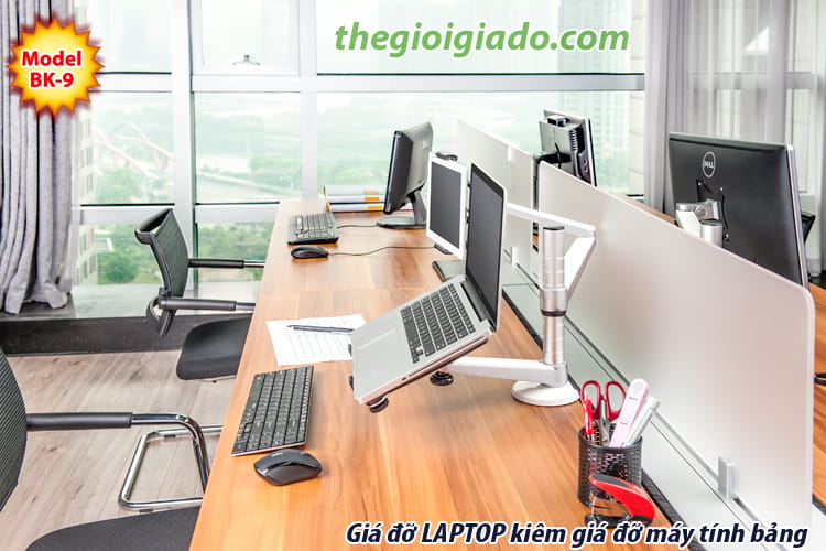Giá đỡ LAPTOP kiêm giá đỡ MÁY TÍNH BẢNG dùng cho dân văn phòng