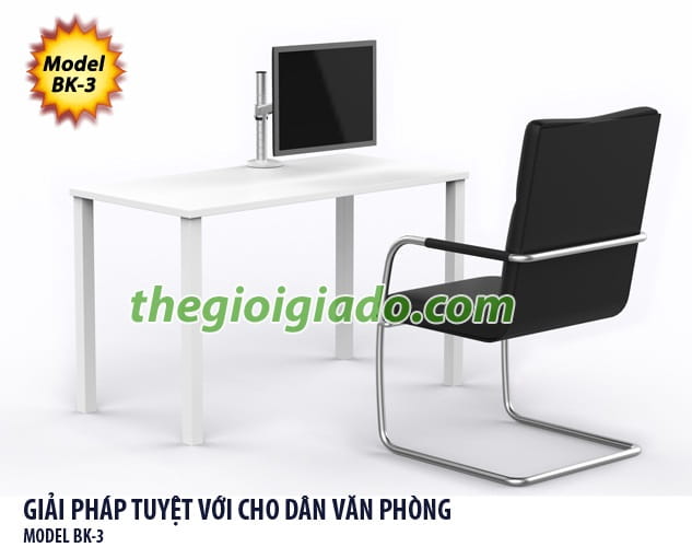 Giá đỡ màn hình LCD loại tay ngắn 1 khuyu, Giá đỡ màn hình LCD