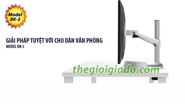 Giá đỡ màn hình LCD loại tay ngắn 1 khuyu, Giá đỡ màn hình LCD