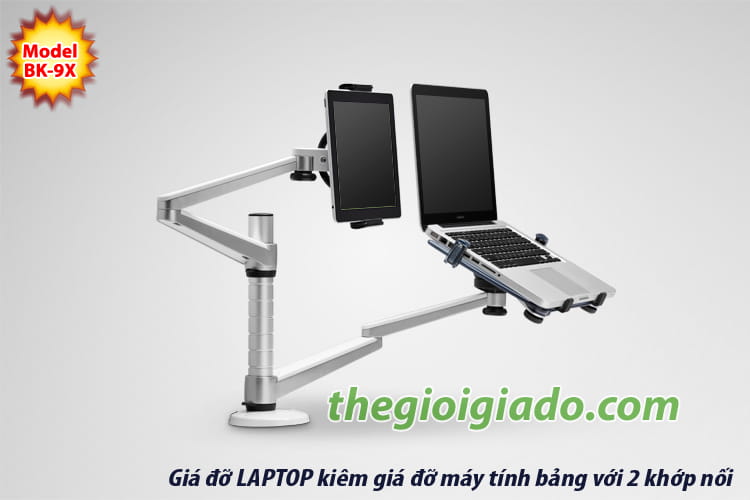 Giá đỡ LAPTOP kiêm giá đỡ MÁY TÍNH BẢNG dùng cho dân văn phòng