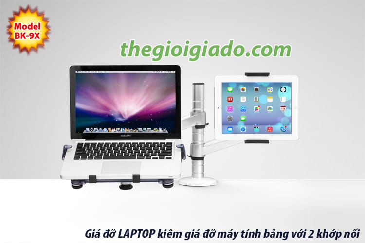 Giá đỡ LAPTOP kiêm giá đỡ MÁY TÍNH BẢNG dùng cho dân văn phòng