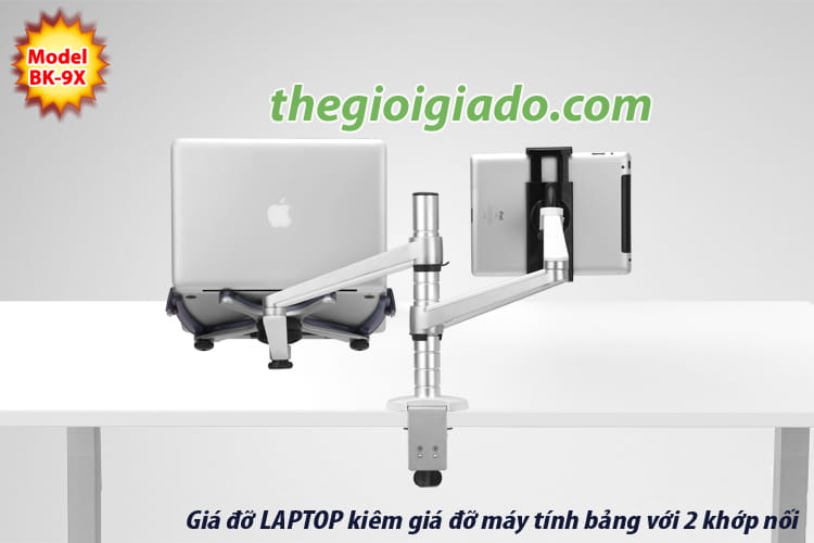 Giá đỡ LAPTOP kiêm giá đỡ MÁY TÍNH BẢNG dùng cho dân văn phòng