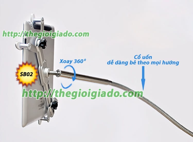 Giá đỡ ipad kiểu đứng nằm trên giường ,Giá đỡ Ipad nằm trên giường,Giá đỡ Ipad trên oto