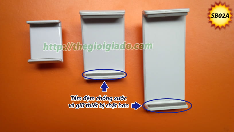 Giá đỡ máy tính bảng - điện thoại dùng trên giường và bàn làm việc Model SB02A,Giá đỡ máy tính bảng trên xe hơi