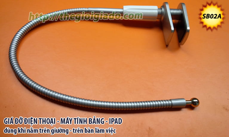 Giá đỡ máy tính bảng - điện thoại dùng trên giường và bàn làm việc Model SB02A,Giá đỡ máy tính bảng trên xe hơi