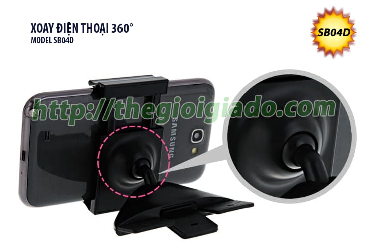 GIÁ ĐỠ SMARTPHONE DÙNG TRÊN XE ÔTÔ,Giá đỡ điện thoại dùng trên oto - MODEL: SB04D