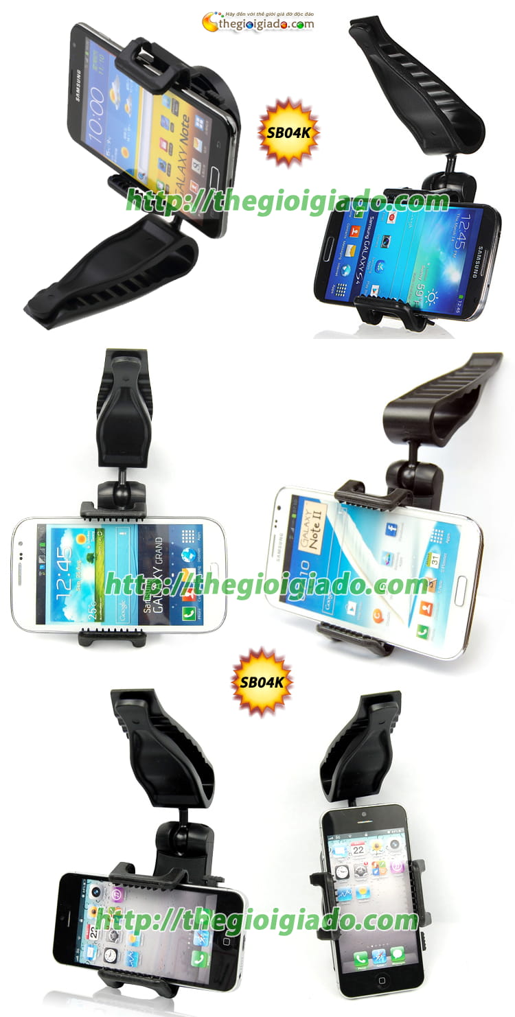 GIÁ ĐỠ SMARTPHONE DÙNG TRÊN XE ÔTÔ,Giá đỡ điện thoại dùng trên oto - MODEL: SB04K