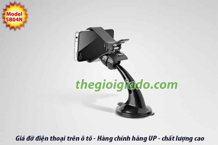 giá đỡ điện thoại dùng trên ô tô, giá đỡ điện thoại hút chân không trên ô tô, giá đỡ điện thoại trên xe hơi,Giá đỡ điện thoại dùng trên oto,GIÁ ĐỠ SMARTPHONE DÙNG TRÊN XE ÔTÔ, - MODEL: SB04N