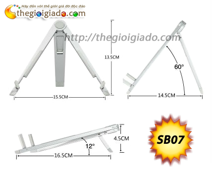 GIÁ ĐỠ MÁY TÍNH BẢNG TRÊN BÀN - Model: SB07 GIÁ ĐỠ MÁY TÍNH BẢNG TRÊN BÀN - Model: SB07