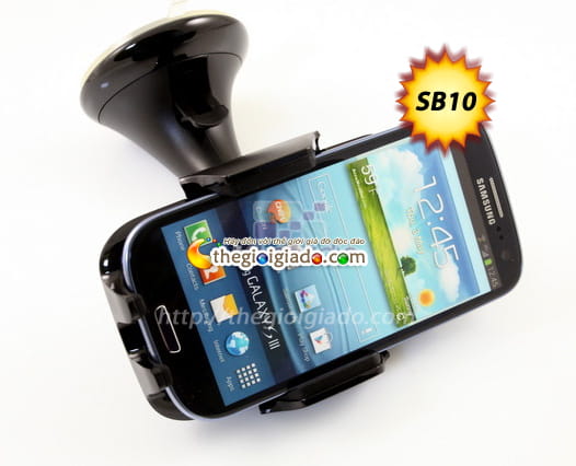 Giá đỡ điện thoại trên oto,GIÁ ĐỠ SMARTPHONE DÙNG TRÊN XE ÔTÔ - MODEL: SB10 