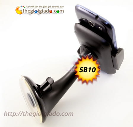 Giá đỡ điện thoại trên oto,GIÁ ĐỠ SMARTPHONE DÙNG TRÊN XE ÔTÔ - MODEL: SB10 