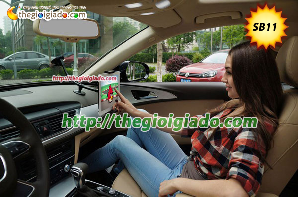 Giá đỡ máy tính bảng kiêm giá đỡ điện thoại trên xe hơi