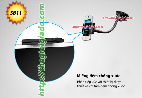 Giá đỡ máy tính bảng kiêm giá đỡ điện thoại trên xe hơi