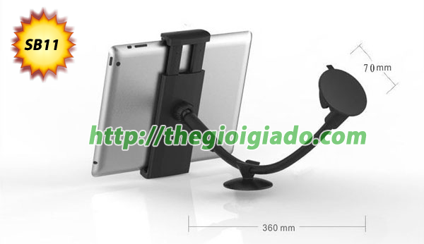 Giá đỡ máy tính bảng kiêm giá đỡ điện thoại trên xe hơi