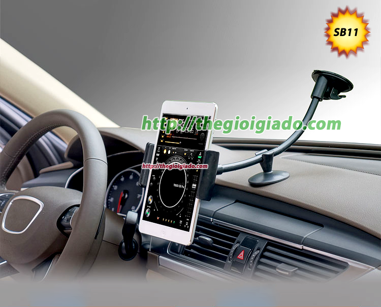 Giá đỡ máy tính bảng kiêm giá đỡ điện thoại trên xe hơi