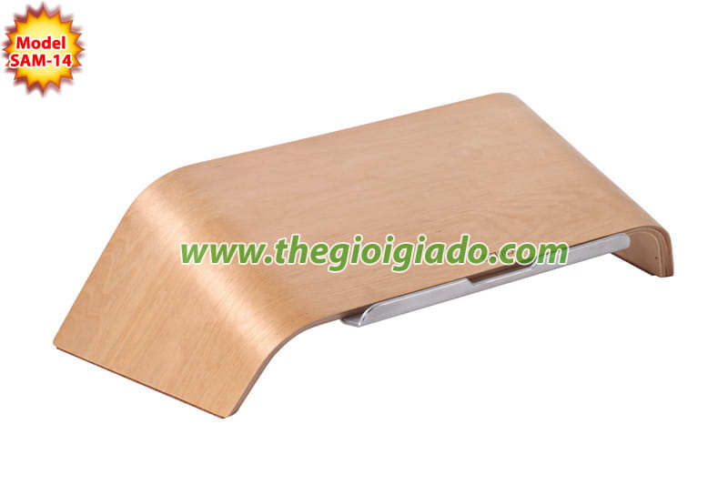 Giá đỡ MacBook để bàn chất liệu gỗ SAM-14