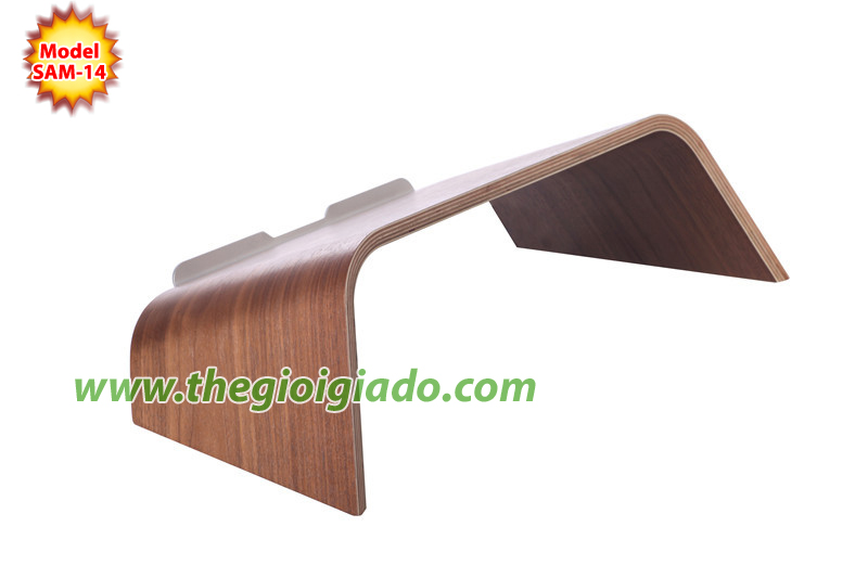 Giá đỡ MacBook để bàn chất liệu gỗ SAM-14