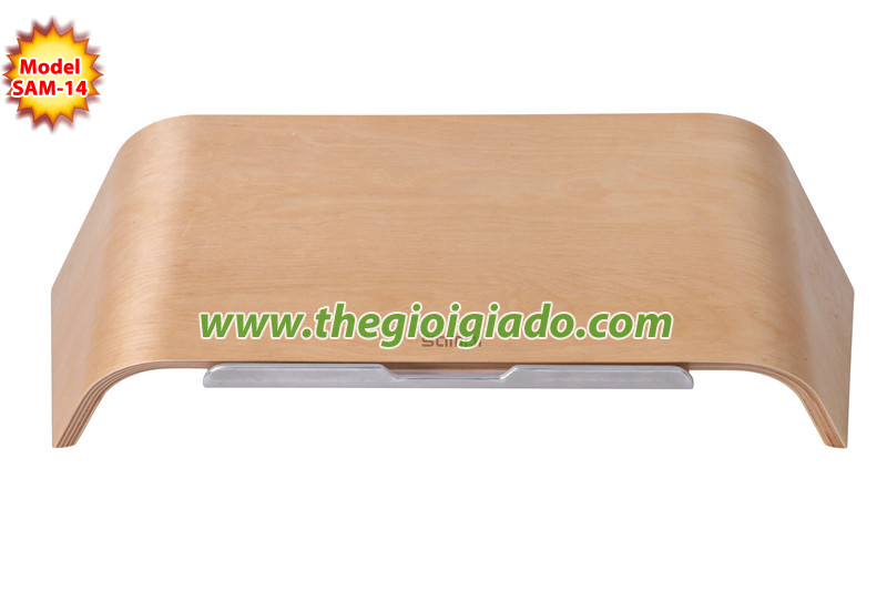 Giá đỡ MacBook để bàn chất liệu gỗ SAM-14