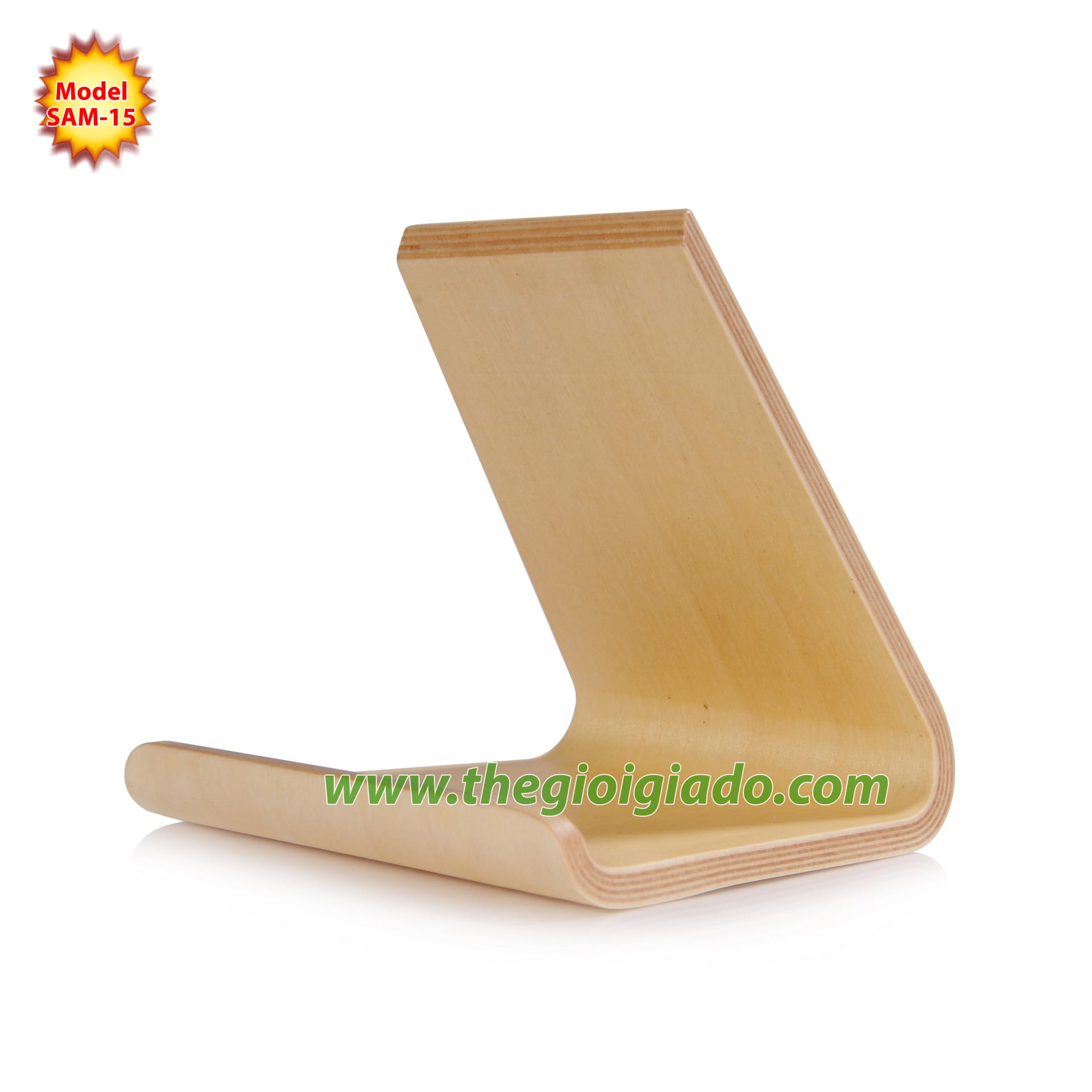 Giá đỡ iPad để bàn chất liệu gỗ SAM-15