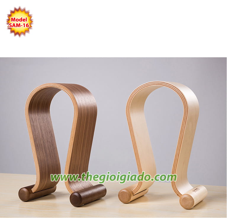 Giá treo tai nghe Apple chất liệu gỗ SAM-16