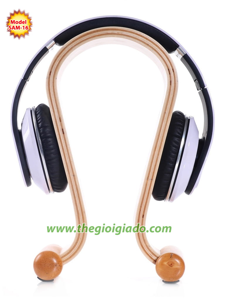 Giá treo tai nghe Apple chất liệu gỗ SAM-16