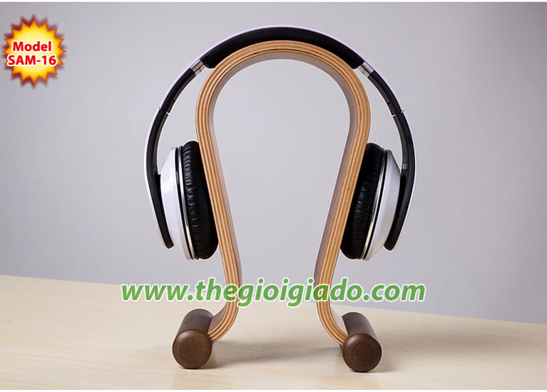 Giá treo tai nghe Apple chất liệu gỗ SAM-16