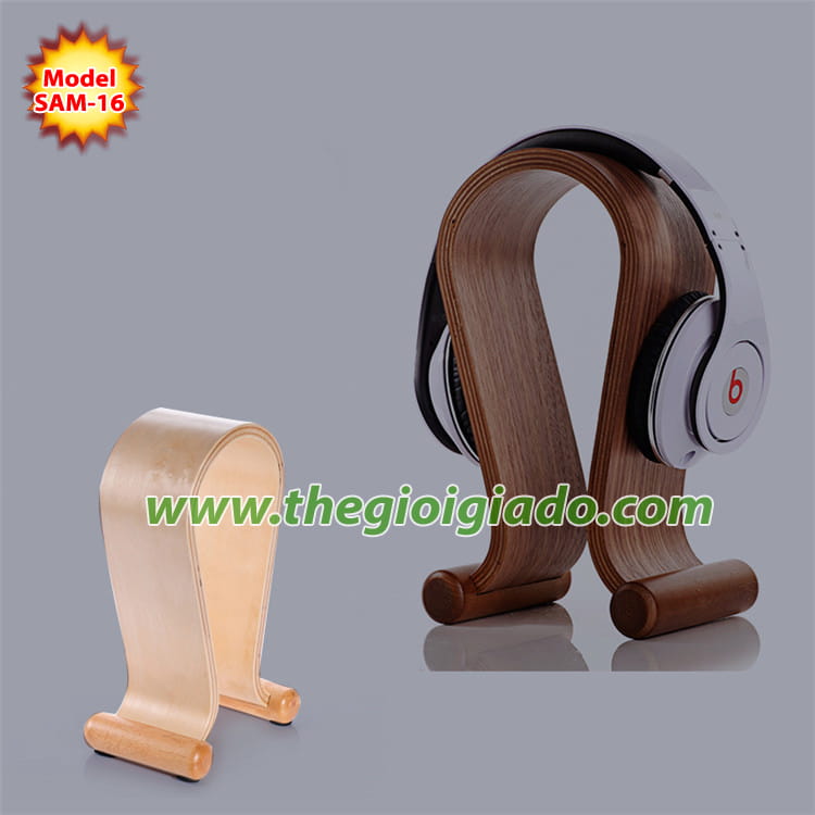 Giá treo tai nghe Apple chất liệu gỗ SAM-16