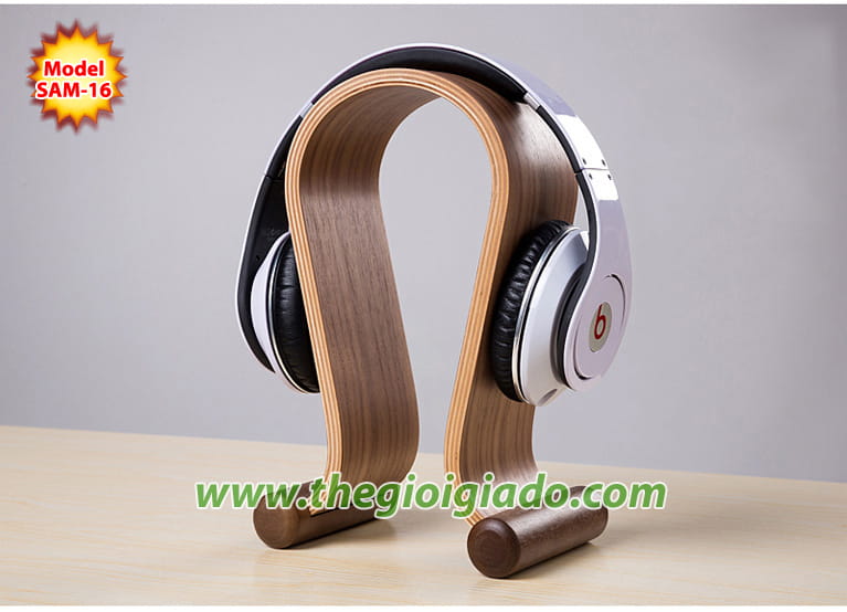 Giá treo tai nghe Apple chất liệu gỗ SAM-16
