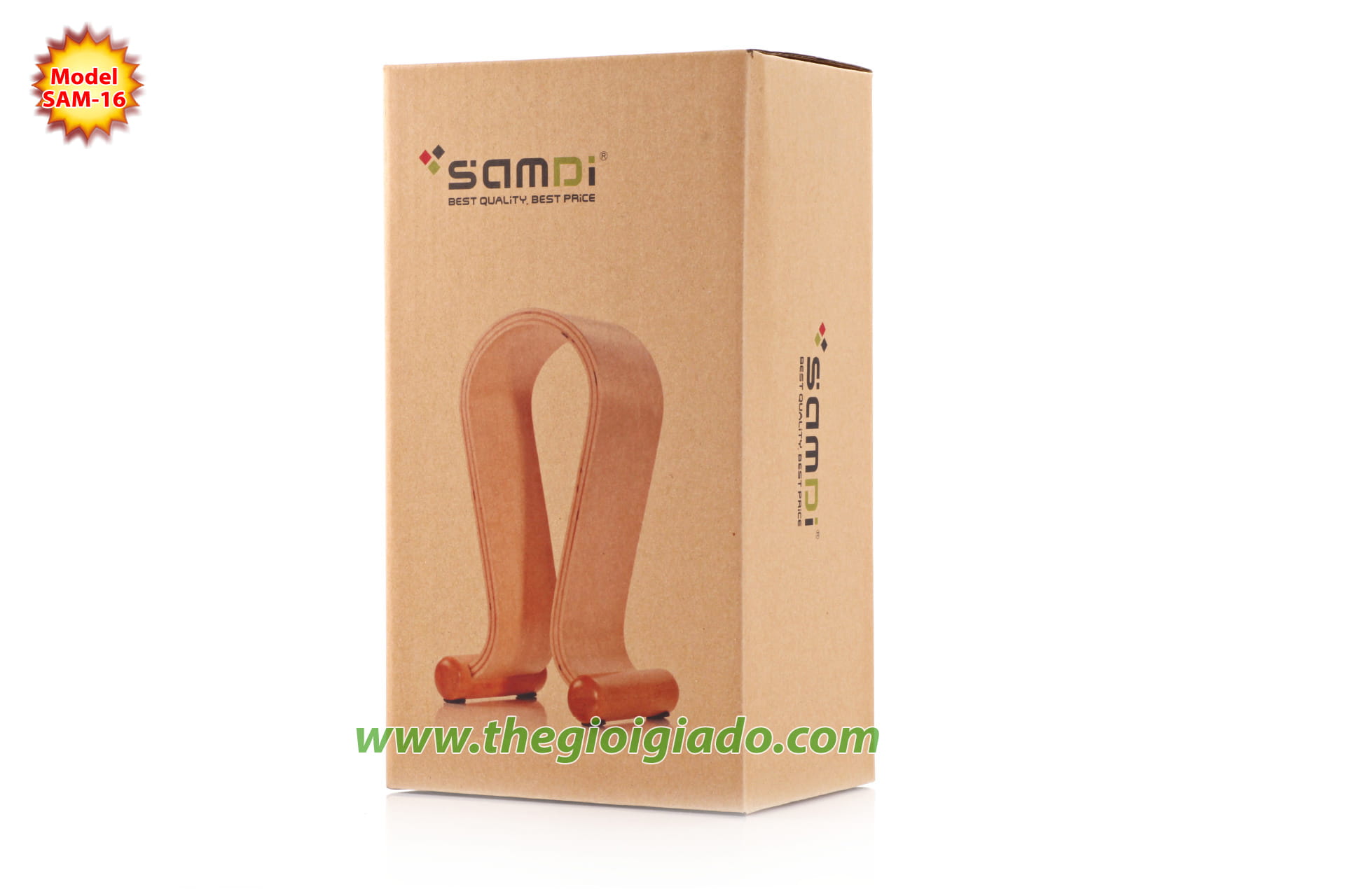 Giá treo tai nghe Apple chất liệu gỗ SAM-16
