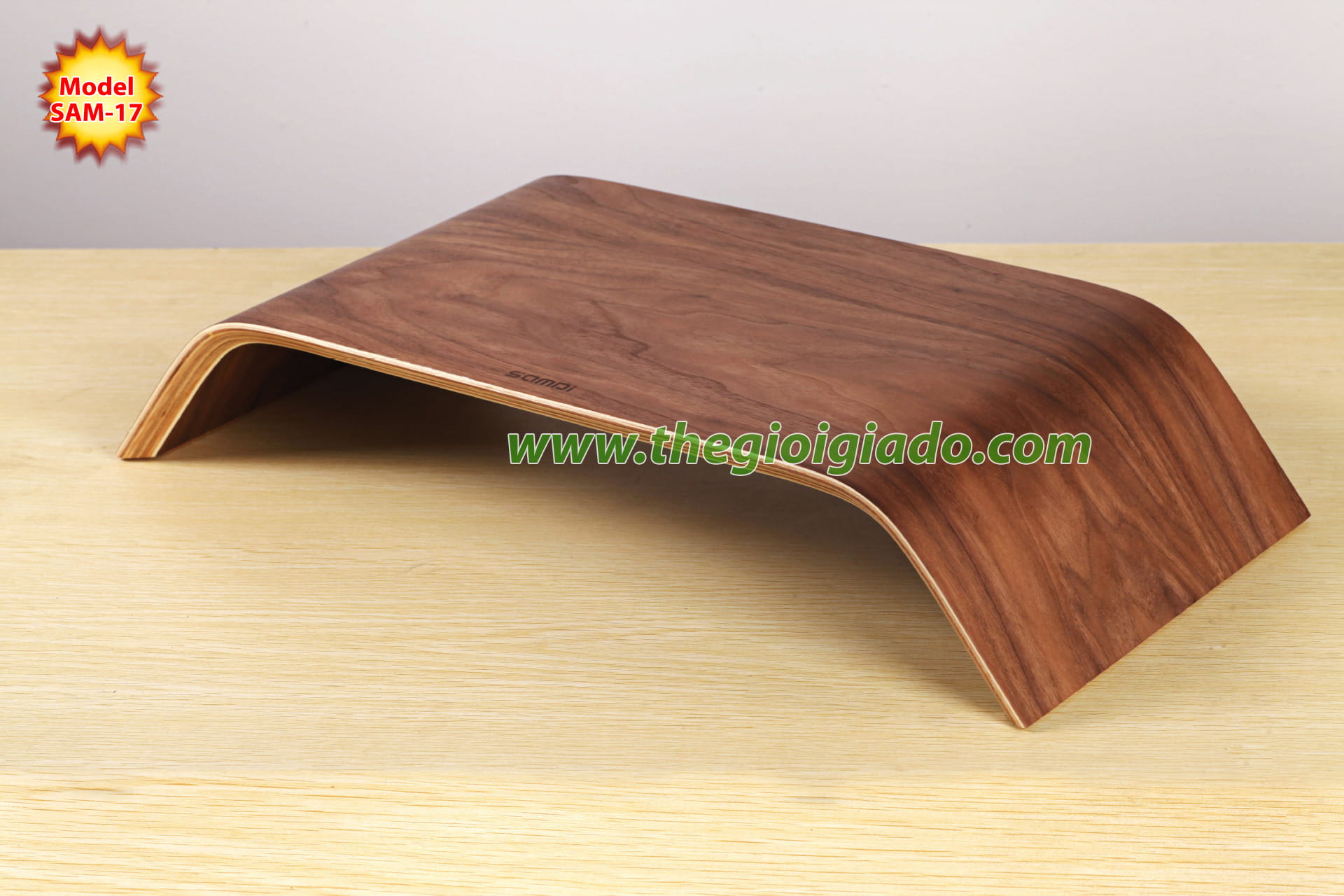 Giá đỡ Macbook chất liệu gỗ SAM-17