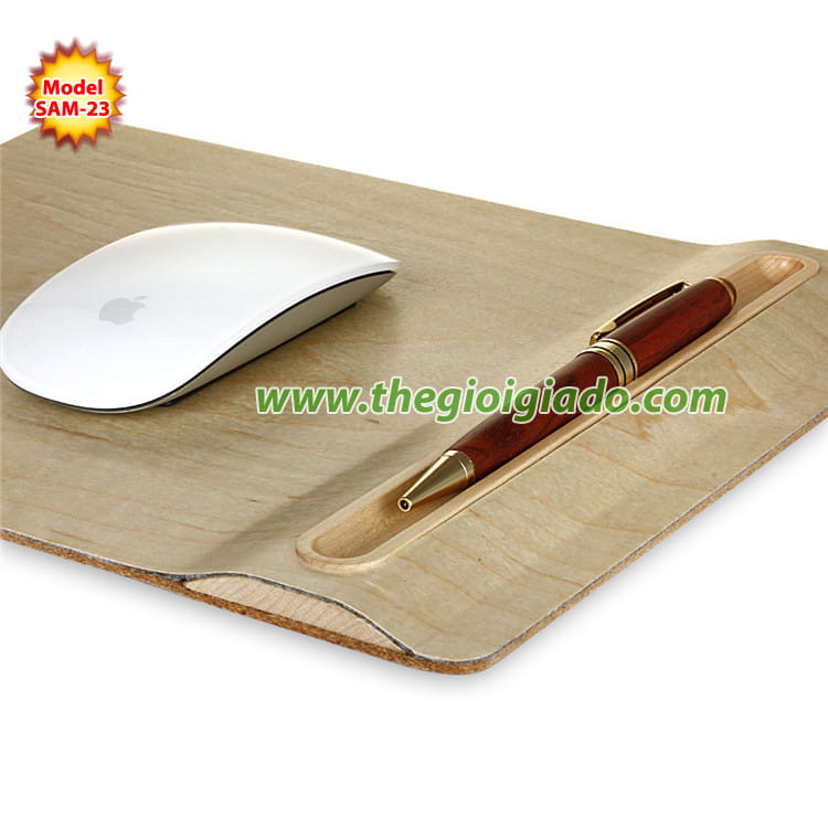 Tấm lót chuột không dây Apple chất liệu gỗ SAM-23