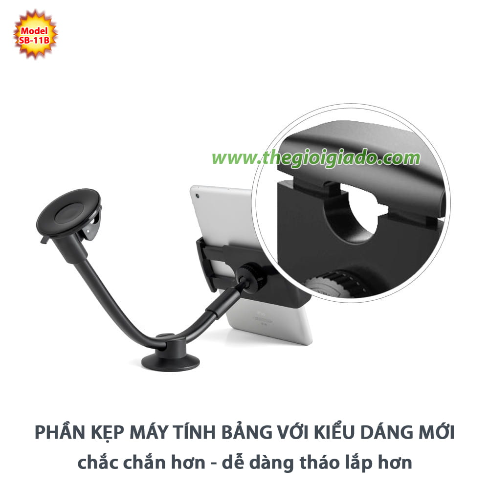 gi&aacute; đỡ iPad tr&ecirc;n xe hơi